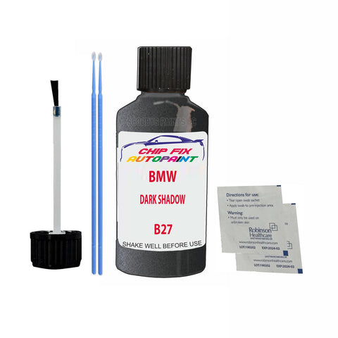 Paint For Bmw 8 Series Dark Shadow B27 2010-2022 Grey Touch Up Paint