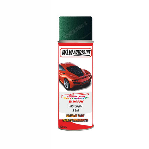 Aerosol Spray Paint For Bmw 3 Series Coupe Fern Green Code 386 1997-2002