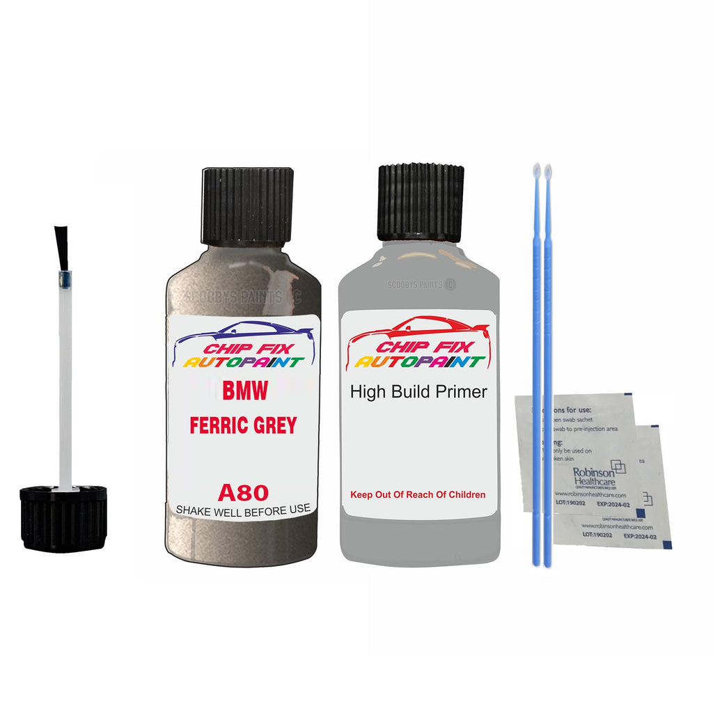 Xtremeauto BMW Ferric Grey 2 Alloy Wheel Touch Up Paint – 30ml Bottle For Curb Scratch Repair (B55)