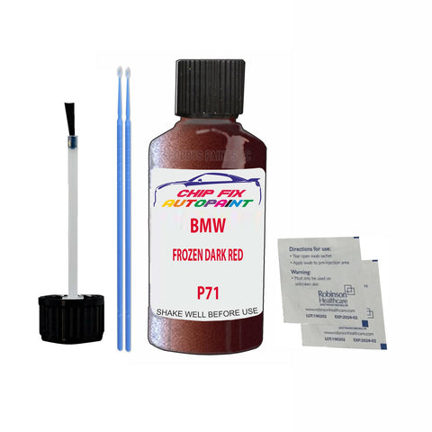Paint For Bmw M5 Frozen Dark Red P71 2018-2021 Red Touch Up Paint