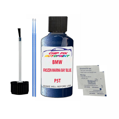 Paint For Bmw M5 Frozen Marina Bay Blue P5T 2018-2021 Blue Touch Up Paint
