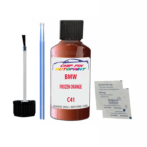 BMW FROZEN ORANGE Paint Code C41 Car Touch Up Paint Scratch/Repair
