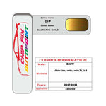 genuine Bmw 1 Series Galvanic Gold C1P 2017-2022 Yellow car repair paint