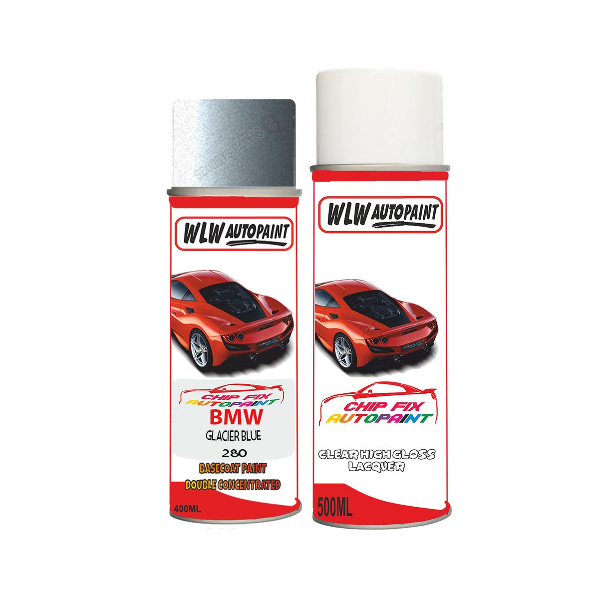 Aerosol Spray Paint For Bmw 3 Series Cabrio Glacier Blue Code 280 1986 ...