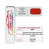 genuine Bmw M5 Japan Red 438 2000-2021 Red car repair paint