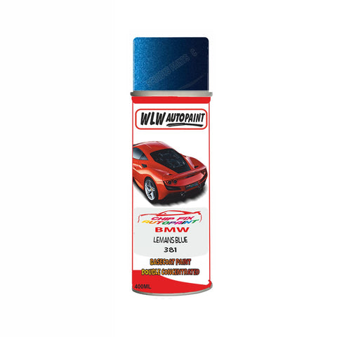 Aerosol Spray Paint For Bmw 1 Series Cabrio Lemans Blue Code 381 2000-2021