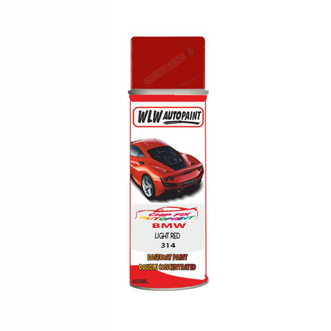 Aerosol Spray Paint For Bmw 3 Series Cabrio Light Red Code 314 1990-2010