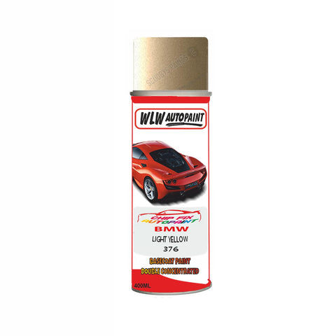Aerosol Spray Paint For Bmw 3 Series Cabrio Light Yellow Code 376 1998-2016