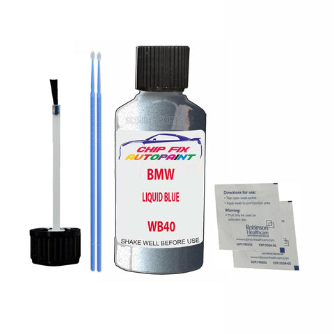 Paint For Bmw 5 Series Liquid Blue Wb40 2011-2018 Blue Touch Up Paint