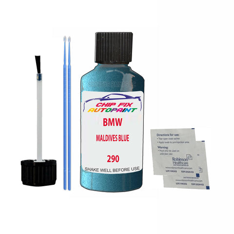 Paint For Bmw 7 Series Maldives Blue 290 1993-2004 Blue Touch Up Paint