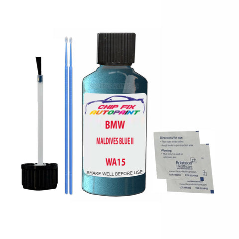 Paint For Bmw Z Series Maldives Blue Ii Wa15 2003-2006 Blue Touch Up Paint