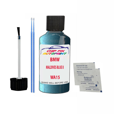 Paint For Bmw Z4 Roadster Maldives Blue Ii Wa15 2003-2006 Blue Touch Up Paint
