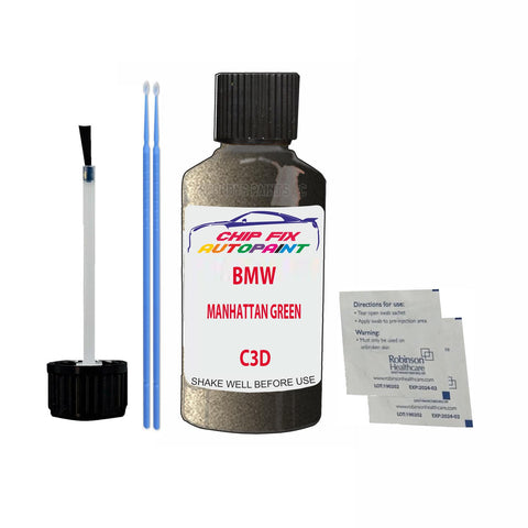 BMW MANHATTAN GREEN Paint Code C3D Car Touch Up Paint Scratch/Repair