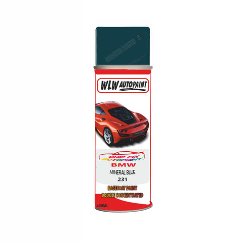 Aerosol Spray Paint For Bmw 3 Series Mineral Blue Code 231 1987-1991