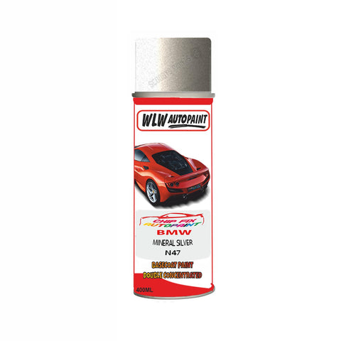 Aerosol Spray Paint For Bmw X5 Mineral Silver Code N47 2003-2019