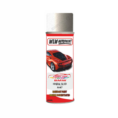 Aerosol Spray Paint For Bmw 3 Series Mineral Silver Code N47 2003-2019
