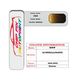 colour card paint For Bmw Z Series Olive Green Code 469 2001 2002