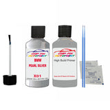 anti rust primer Bmw X6 Pearl Silver X01 2007-2019 Grey scratch repair pen