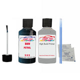 BMW PETROL Paint Code 533 Car Touch Up Anti Rust Primer Undercoat