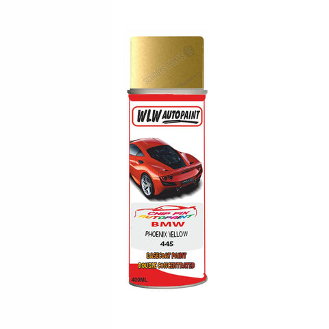 Aerosol Spray Paint For Bmw M3 Cabrio Phoenix Yellow Code 445 2000-2007