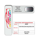 colour card paint For Bmw 3 Series Coupe Quartz Blue Code Wa18 2004 2009