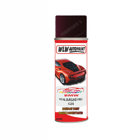 Aerosol Spray Paint For Bmw 1 Series Sedan Royal Burgundy Red Code C25 2015-2021