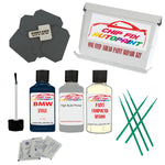 BMW SATURN BLUE Paint Code 176 Car Touch Up compound polish kit