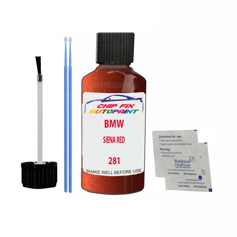 Paint For Bmw 3 Series Coupe Siena Red 281 1993-1995 Red Touch Up Paint