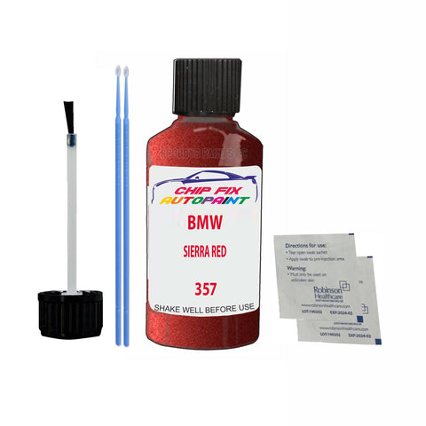 BMW SIERRA RED Paint Code 357 Car Touch Up Paint Scratch/Repair