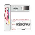 colour card paint For Bmw 7 Series Limo Space Grey Code Wa52 2006 2021
