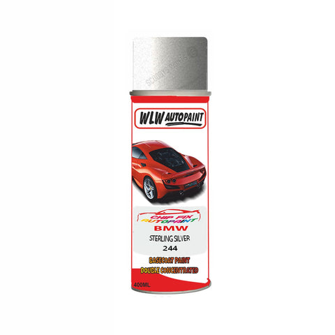 Aerosol Spray Paint For Bmw 7 Series Sterling Silver Code 244 1989-1995