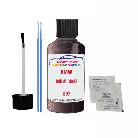 Paint For Bmw 3 Series Touring Tourmal Violet 897 2001-2004 Purple Touch Up Paint