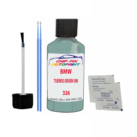 Paint For Bmw Z3 Roadster Tuerkis Gruen Uni 326 1995-1999 Blue Touch Up Paint