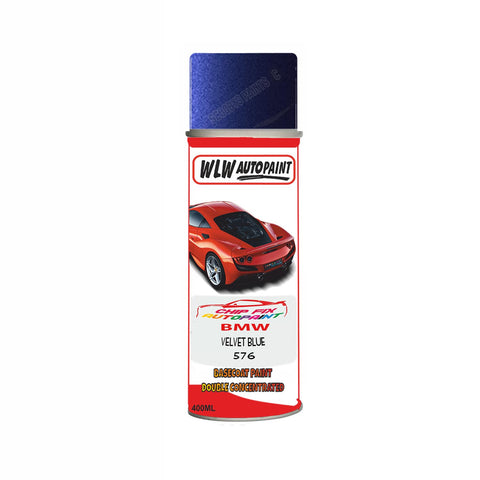 BMW VELVET BLUE Paint Code 576 Aerosol Spray Paint Scratch/Repair