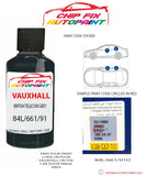 paint code location sticker Vauxhall Omega British Telecom Grey 84L/661/91U 1986-1989 Grey plate find code