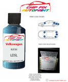 genuine Vw Vw Jetta Blue Silk LD5L 2013-2021 Blue Perfect match pen brush