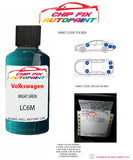 genuine Vw Vw Passat Bright Green LC6M 1997-2007 Green Perfect match pen brush