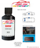 paint code location sticker Bmw Z3 Roadster Cosmoss Black 303 1990-2004 Black plate find code