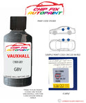 paint code location sticker Vauxhall Ampera Cyber Grey Gbv 2012-2012 Grey plate find code