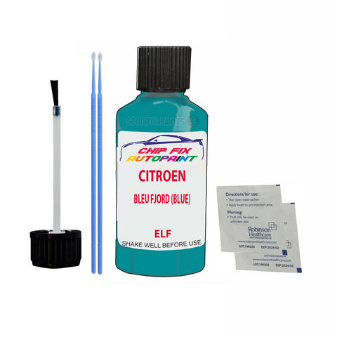 CITROEN C2 BLEU FJORD (BLUE) ELF Car Touch Up Scratch repair Paint Exterior