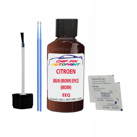 CITROEN XM BRUN (BROWN) EPICE (BROWN) EEQ Car Touch Up Scratch repair Paint Exterior