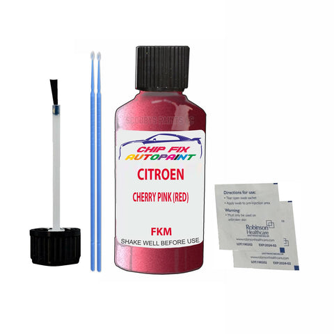 CITROEN C3 CHERRY PINK (RED) FKM Car Touch Up Scratch repair Paint Grill/Radiator