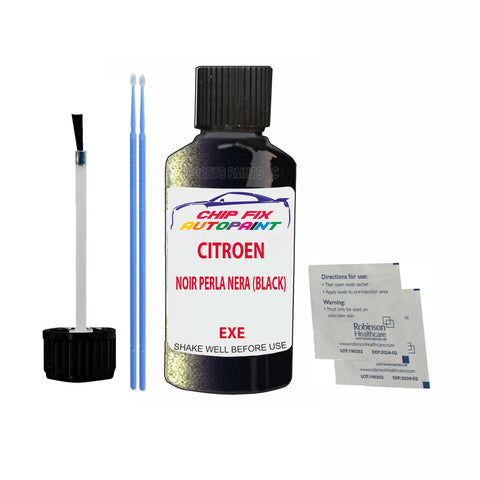 CITROEN C5 NOIR PERLA NERA (BLACK) EXE Car Touch Up Scratch repair Paint Exterior