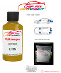 genuine Vw Vw Polo Curry Yellow LN1N 1990-2007 Yellow Perfect match pen brush