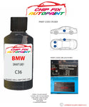 paint code location sticker Bmw 8 Series Grand Coupe Dravit Grey C36 2018-2022 Grey plate find code