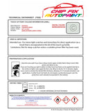 Data Safety Sheet Vauxhall Movano Colorado White 487/11L/40U 1997-2002 White Instructions for use paint