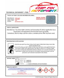 Data saftey sheet Beetle Cabrio Denim Blue LP5F 2011-2021 Blue instructions for use