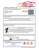 Data Safety Sheet Vauxhall Astra Fehgrau 7000 685 2007-2007 Grey Instructions for use paint