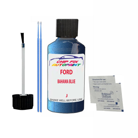 Paint For Ford Escort Cabrio BAHAMA BLUE 1990-1998 BLUE Touch Up Paint