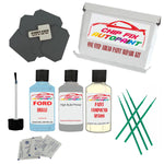 Ford Bermuda Blue Paint Code 942A Touch Up Paint Polish compound repair kit
